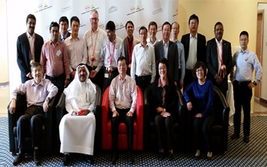 應(yīng)德國(guó)漢高迪拜公司邀請(qǐng)率專家顧問(wèn)團(tuán)率專家顧問(wèn)團(tuán)赴迪拜技術(shù)交流