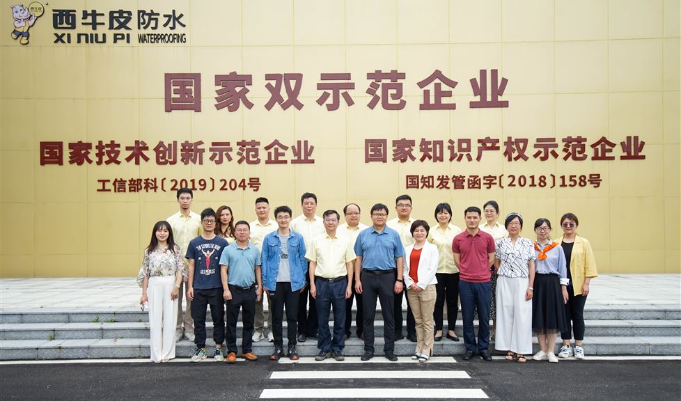 西牛皮防水（欽州）科技園迎來(lái)桂林電子科技大學(xué)一行