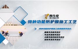 西牛皮自融合型特種功能防護膜施工視頻